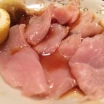 和風もつ料理 あらた - ミノ湯引き