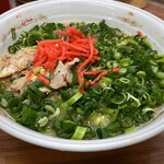 豚骨ラー麺 ごん太 - ネギまみれが大好きですな。