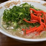 豚骨ラー麺 ごん太 - 完成！さあ喰べよう。