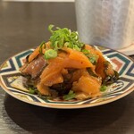 ルッカ - 燻製サーモンの塩こぶ和え