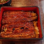 川京 - うな重特上♪ご飯少な目