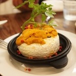 板橋3丁目食堂 - ウニとモッツァレラチーズ焼き