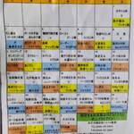 不二ドライブイン - 2025年3月分　日替わりランチ献立予定表