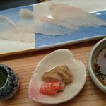 寿司割烹 魚紋 - 釣りキンキ