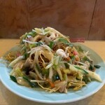 長崎ちゃんぽん・皿うどん 球磨 - 青ネギ皿うどん　1.300円