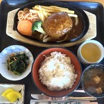 レストランすわ - ハンバーグ定食デミグラスソース@1500