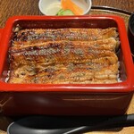 小淵沢 井筒屋 - 熟成重箱（特上）　通常の1.5倍サイズで自家製ダレを三度漬け