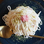 オールシーズンズ コーヒー - SAKURAモンブランプリン（900円）