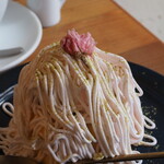 オールシーズンズ コーヒー - SAKURAモンブランプリン（900円） 