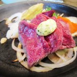 Senichiya - お昼のステーキ（80g）コースＡ　1,575円