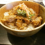 麺屋 號tetu - スタミナ牛丼【斜上から】