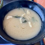 あしょろ庵 - 特大味噌汁