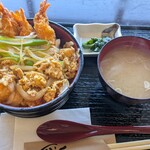 TT base 漁火 - エビフライ丼