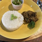 Cafe＆Galleryよしゑやし - 料理写真:牛挽肉とナスのキーマカレー