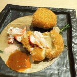 湘南沖地蟹専門店ふじ月 - かにみそコロッケ