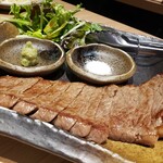 大阪お好み焼き ともくん家 - 国産牛霜降りザブトンステーキ
