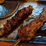 炭火焼鳥中村屋 - 皮、たたき