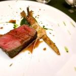 オステリア ティーポゼロゼロ - 料理写真:群馬牛ヒレ肉炭火焼