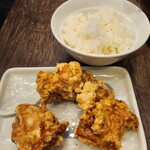 太一商店 - 唐揚げ3ヶ ごはん中