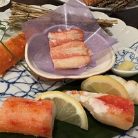 かに道楽 横浜店 - 剥き茹でカニ(ズワイ&タラバ)