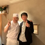 浅草壽司清 - ツーショット(^_−)−☆