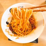 RAMEN ぶろす - ピザまぜそば(麺)