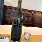 スシコーヒー - ちえびじん（酒粕焼酎）ロック