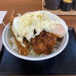 かつや - 料理写真:ハムエッグカツ丼@869−チケット割@100