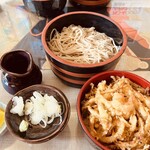 そば処ふるさとの草笛 - 料理写真:ミニかき天丼セット