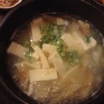 韓国スープ定食 ピニョ食堂 - プゴクッ（干し鱈）