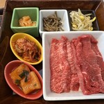 熟成和牛焼肉エイジング・ビーフ - 【2025.3.9(日)】焼肉ランチ（並盛）3,500円の下段