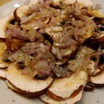 ガゼボ - フレッシュマッシュルームのサラダ