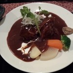 川瀬見 乃風 - 牛肉煮込みランチ（1,200円）柔らかい牛肉がスプーンで簡単に崩れます