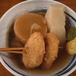 博多うずまき - おでん つくね165円 だいこん220円 こんにゃく220円