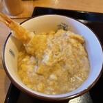 京うどん 生蕎麦 岡北 - 天とじ丼のミニ