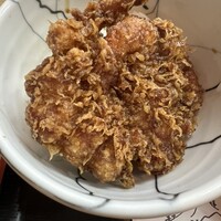 てんぷら天松 日本橋店 - 締めのかき揚げ丼