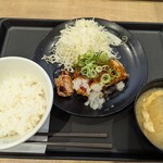 松のや - 鶏の竜田揚げ定食