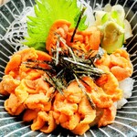 光る海 - ウニ丼