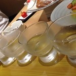 そら - 日本酒飲み比べ。