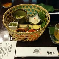 黒茶屋 - 先付と前菜