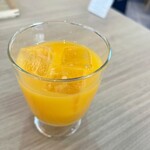 山の上の茶屋 - みかんジュース