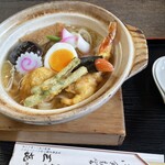 そば処 三喜 - 鍋焼きうどん1,300円