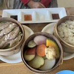 スプーン - 料理写真:ランチ　せいろ蒸しセット