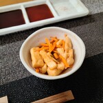 串かつ晴 - 長芋とにんじんのキムチ