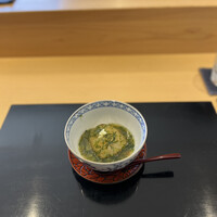 割烹 渡辺 - 蕪の揚げ出し　蕪菜の餡掛け