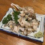 大衆居酒屋魚さんこ - ◆活まつぶ刺（1,880円）