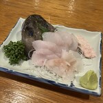 大衆居酒屋魚さんこ - ◆名物どんこ刺（キモ付）（700円）