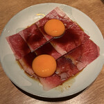 めしや 浮世ばなれ - 和牛イチボユッケ