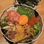 めしや 浮世ばなれ - マグロのネギトロ爆弾 (追加) ¥1,485