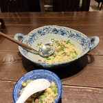 中華旬彩 森本 - こんな感じで取り皿でたべました。